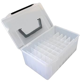 Amazon.co.jp: 52グリッドプラスチック釣りタックルボックス